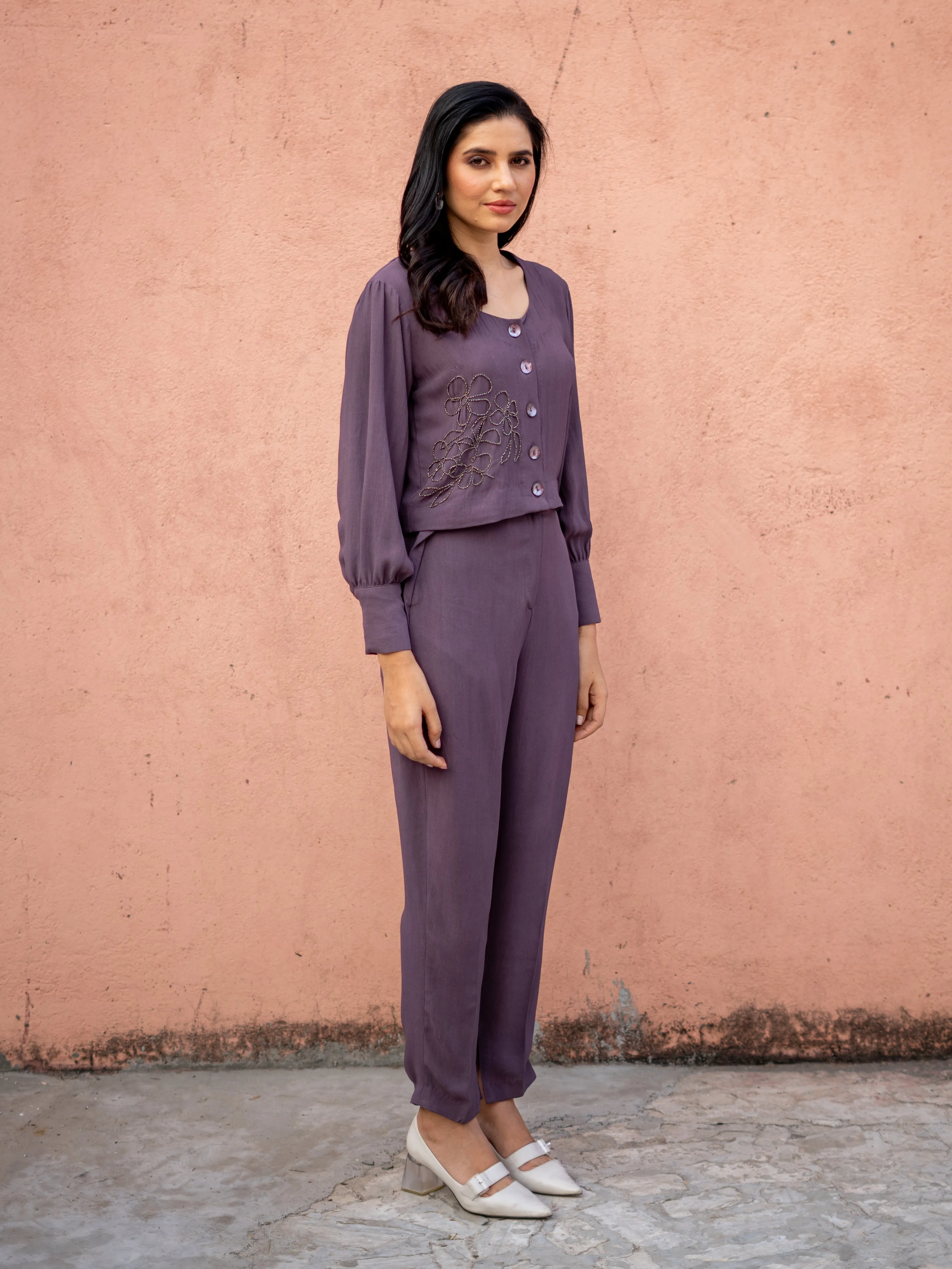 Cazi Set - Mauve Brown
