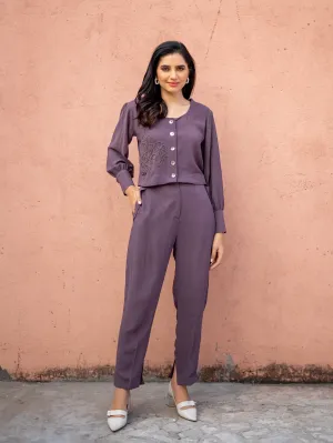 Cazi Set - Mauve Brown