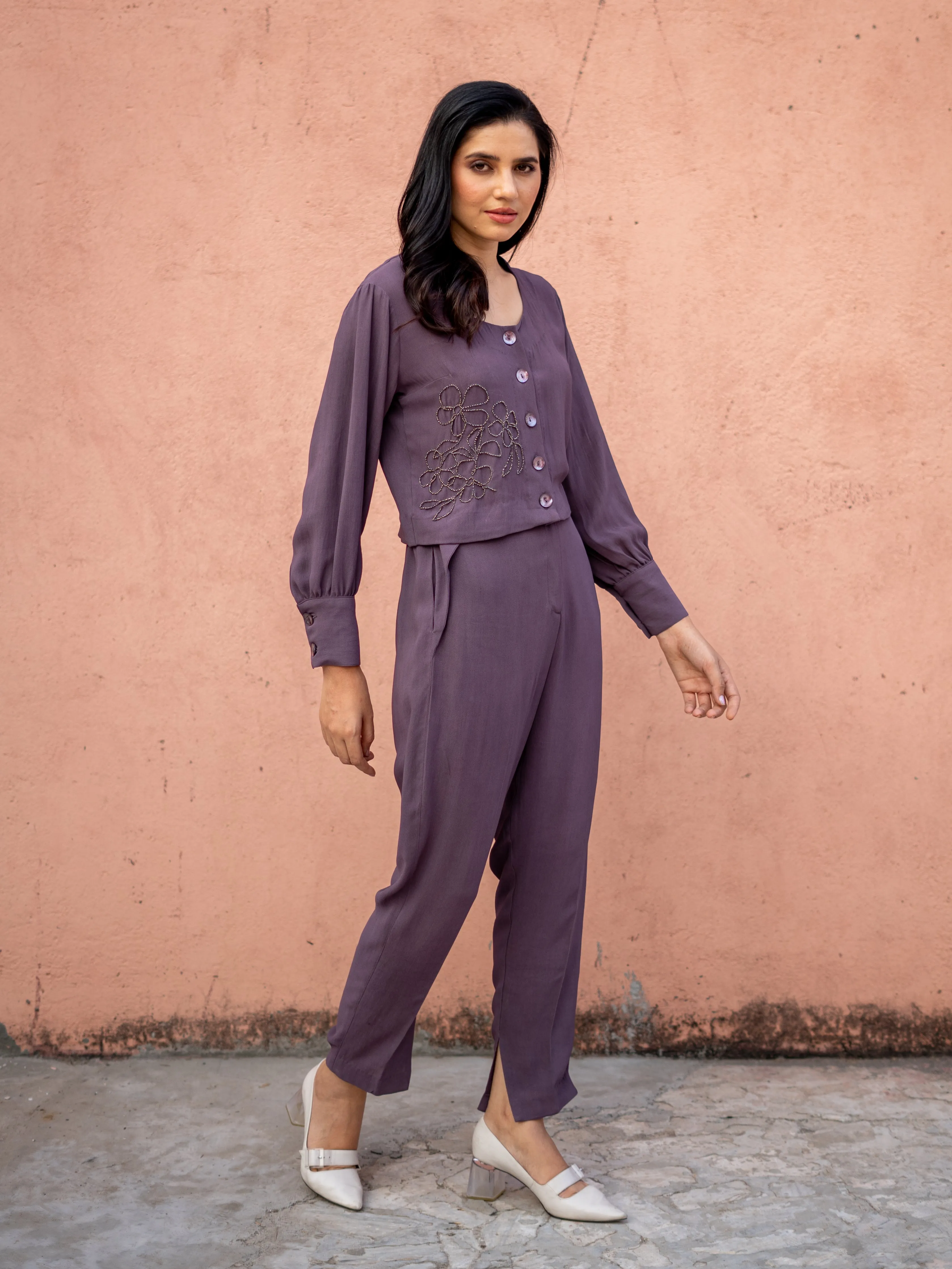 Cazi Set - Mauve Brown