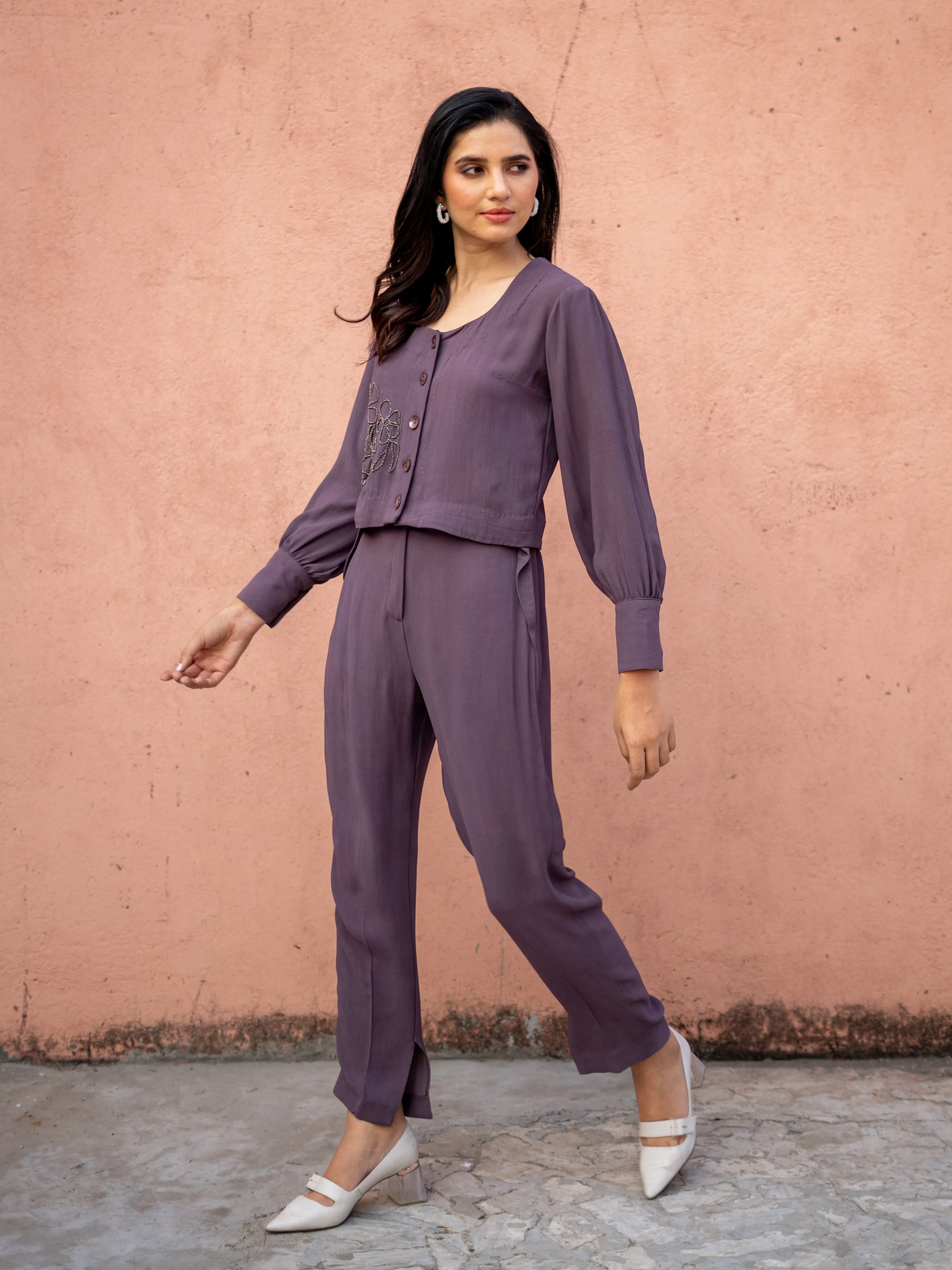 Cazi Set - Mauve Brown