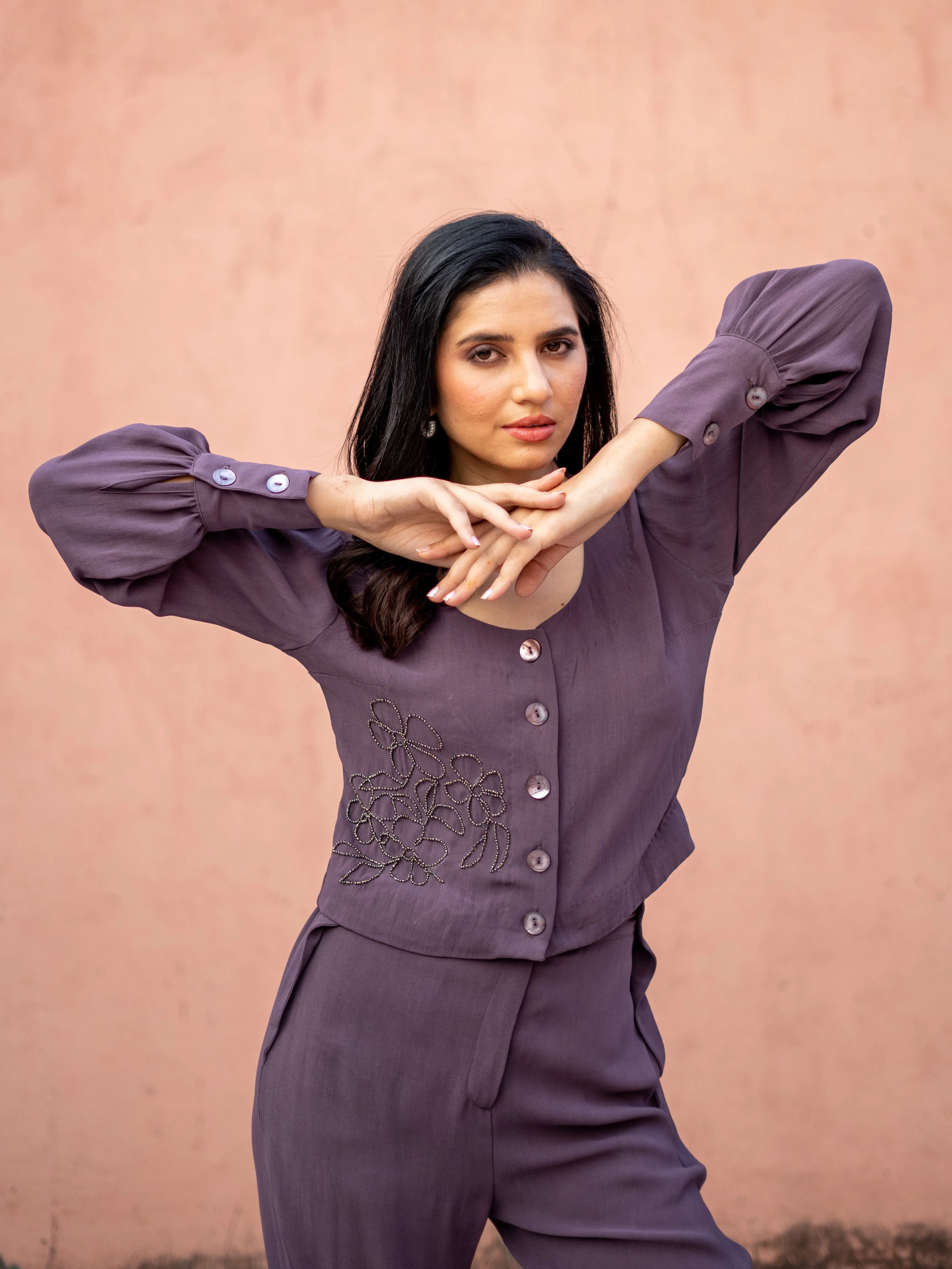 Cazi Set - Mauve Brown
