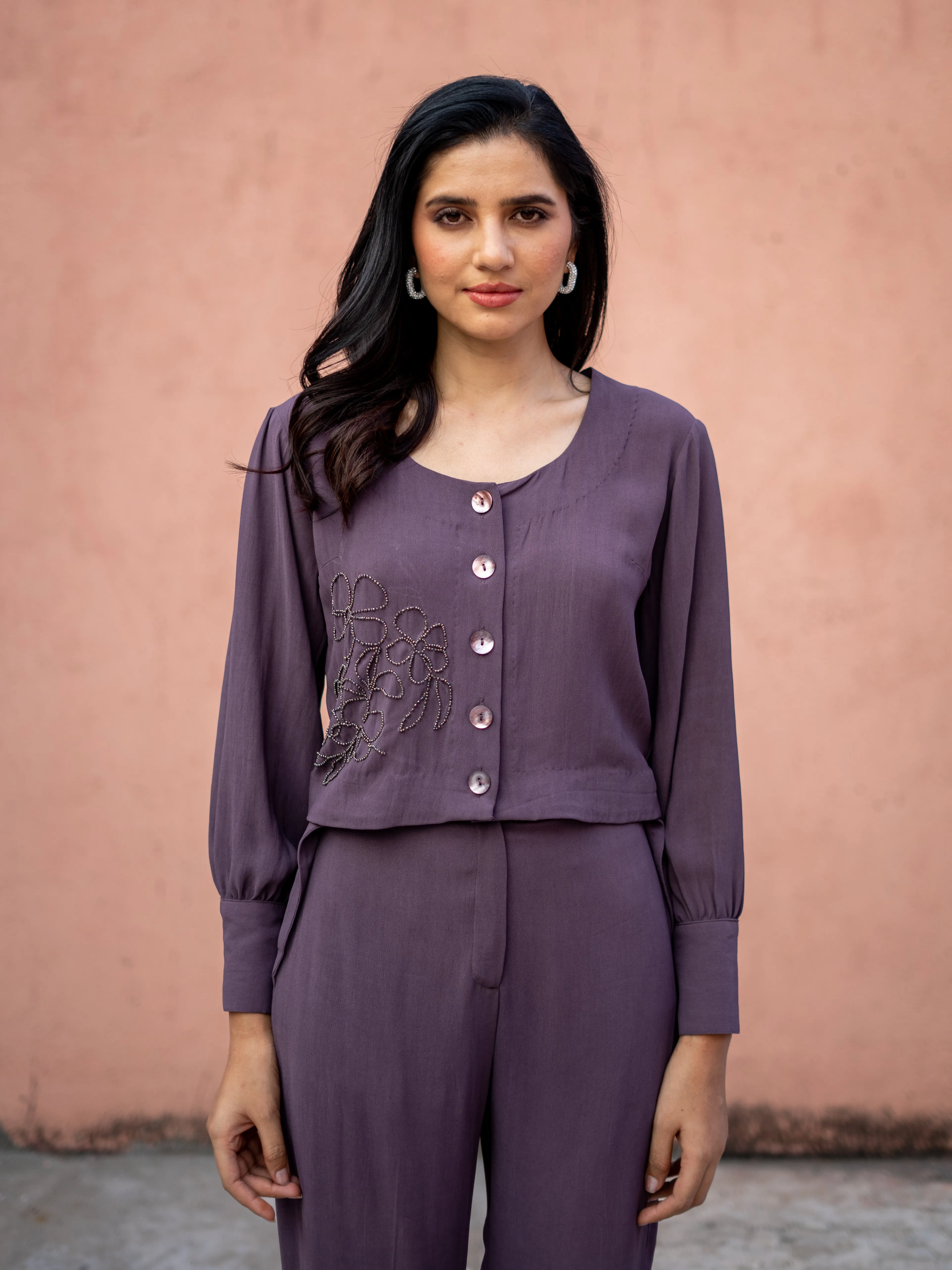 Cazi Set - Mauve Brown