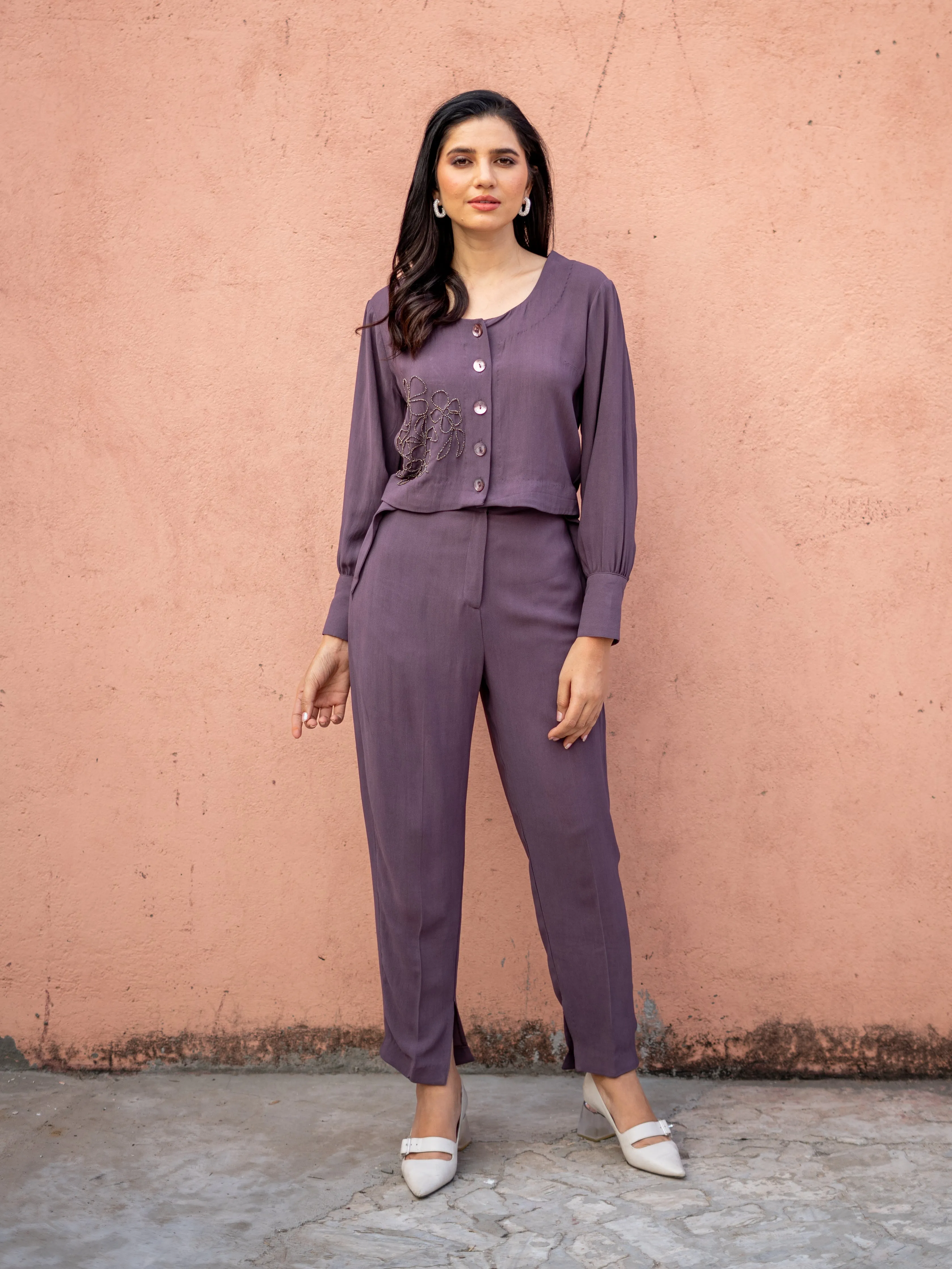 Cazi Set - Mauve Brown