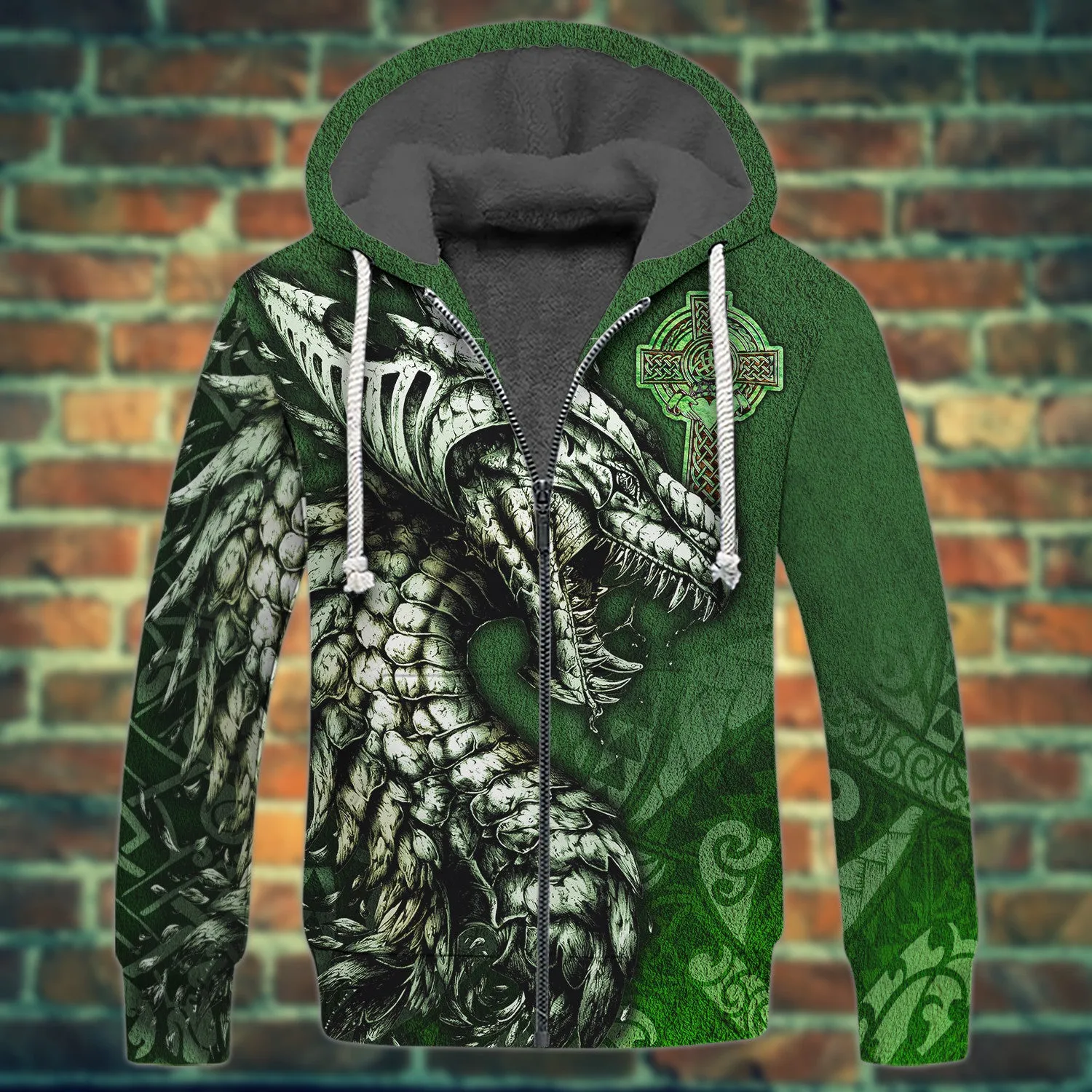 Celtic Dragon Tattoo Irish 3D Hoodie Tshirt