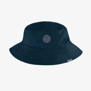 Chapeau de soleil bleu marine réversible, enfant || Navy blue reversible sun hat, child