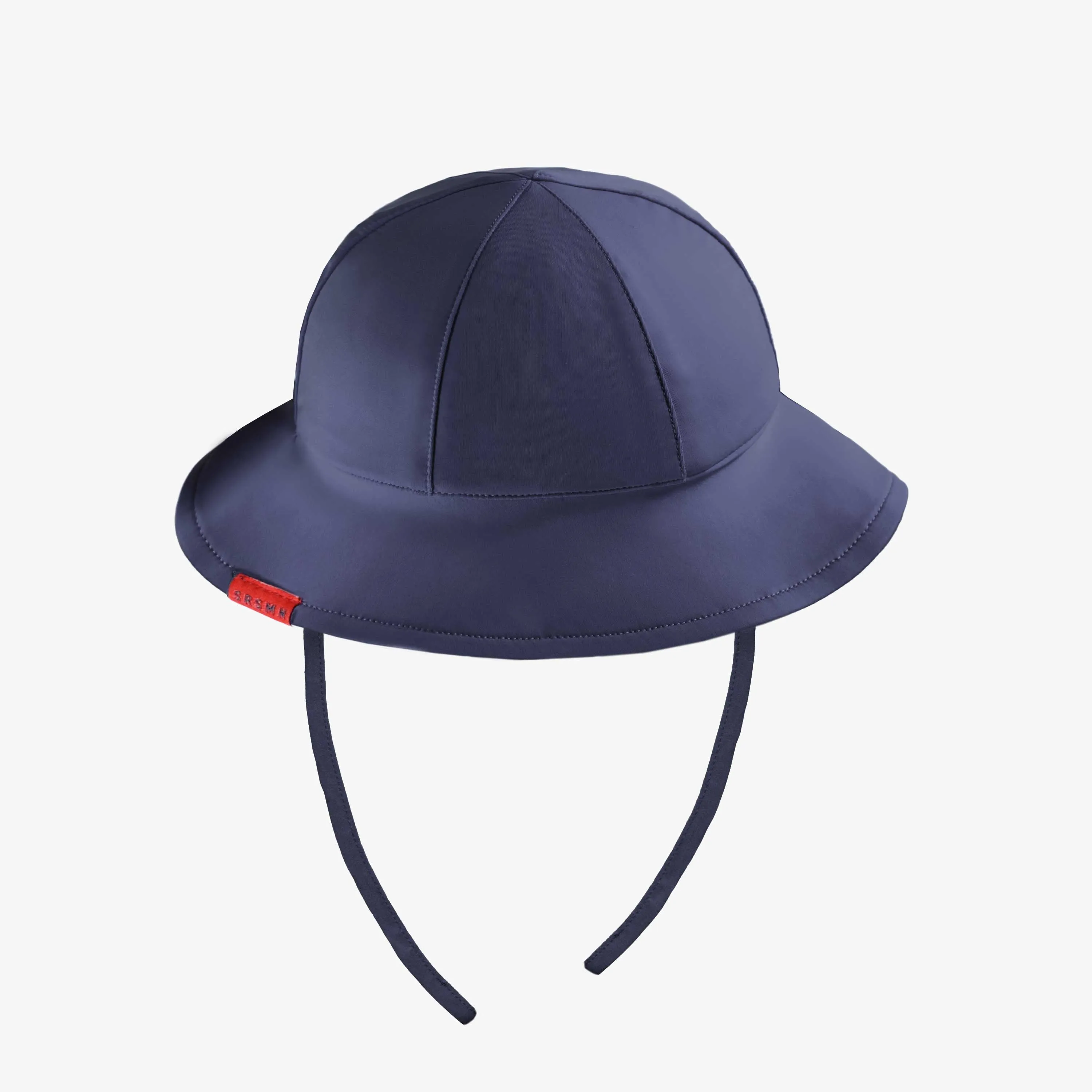 Chapeau de soleil rouge réversible marine avec motif, bébé || Red reversible navy sun hat with all over print, baby