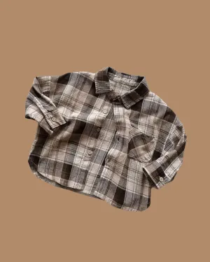 Charlie Shirt - Chocolate Plaid