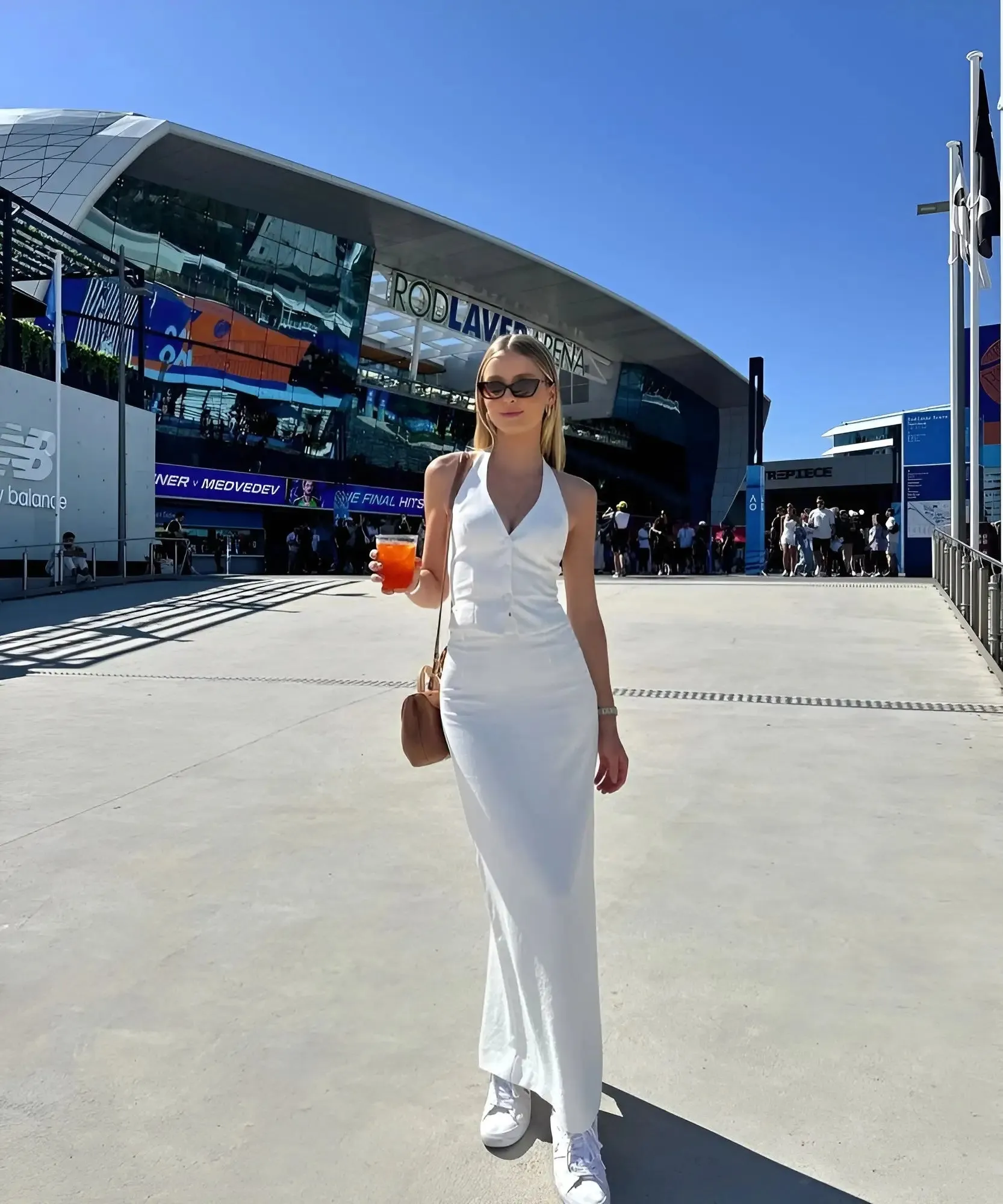 Chic Halter Tops And Slit Skirts