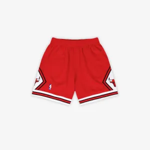 Chicago Bulls 96-97 HWC Youth Swingman Shorts - Red