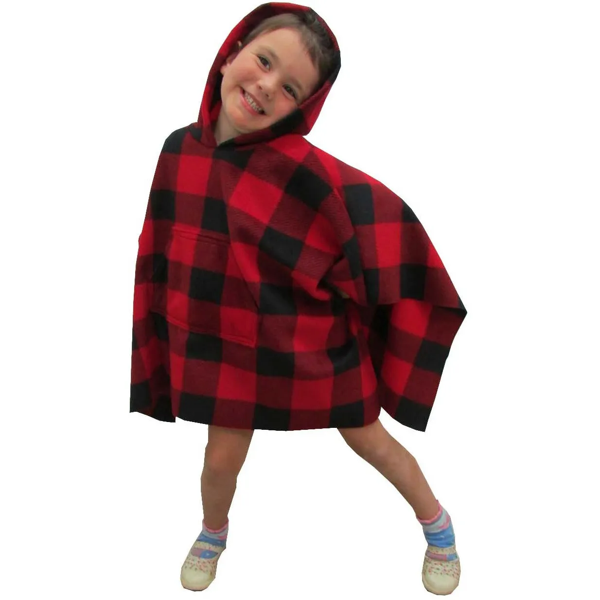 CHILD HOODWINK BUFFALO CHECK RED