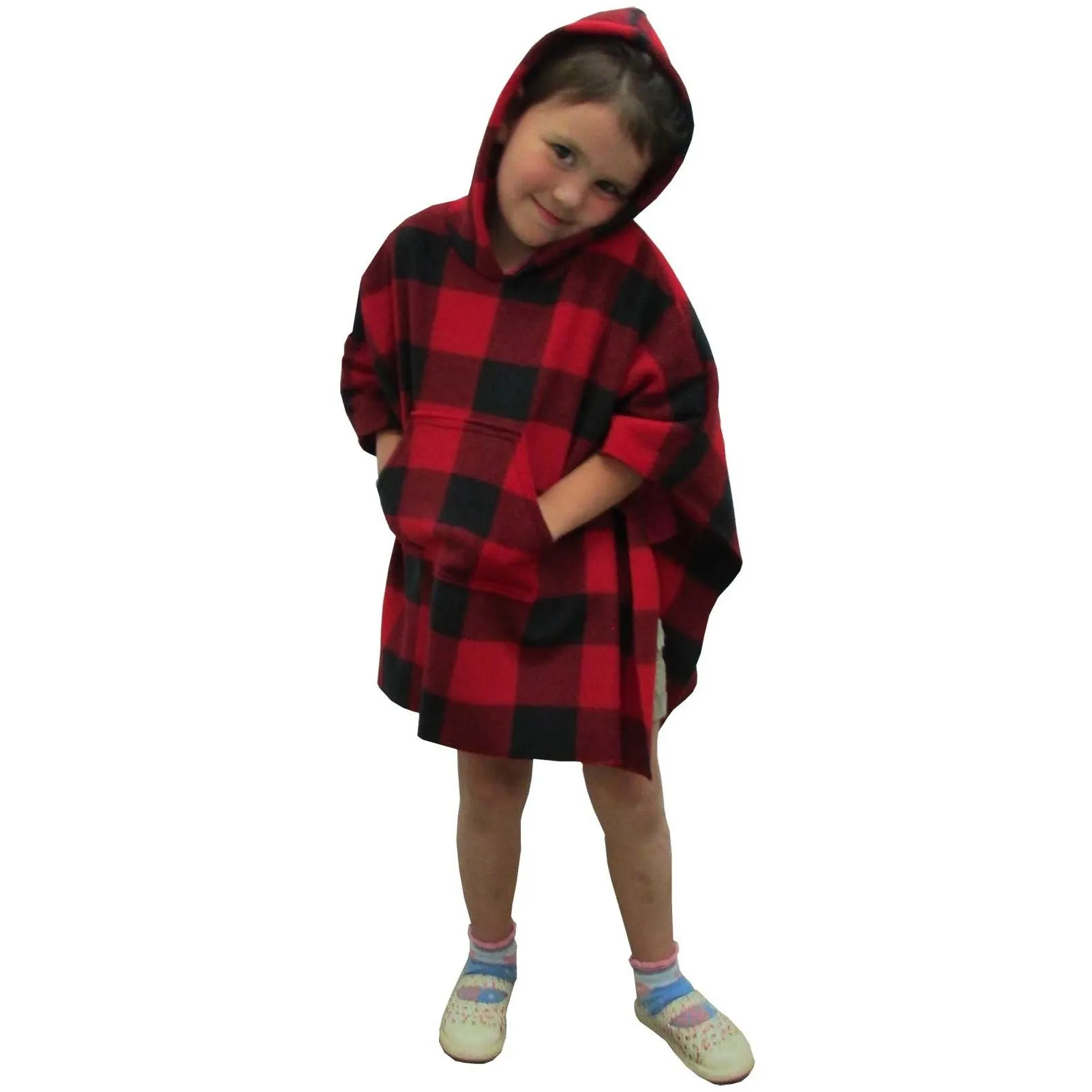 CHILD HOODWINK BUFFALO CHECK RED