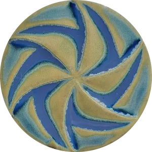 Chrysanthos Stoneware Exotics  Blue Agate 500ml