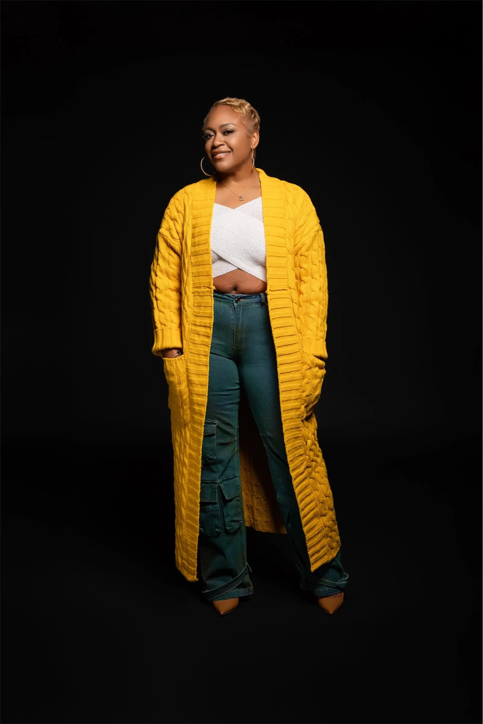 Chunky Maxi Sweater - Yellow