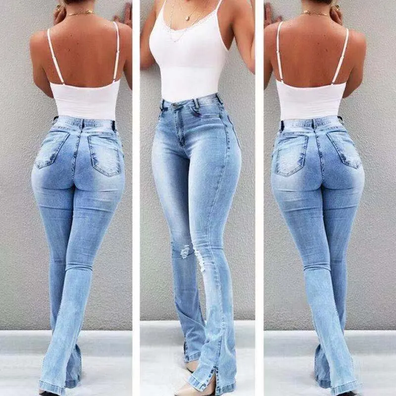 CityHottie - Spring Casual Baggy Jeans Women Fashion High Waist Jeans Mom Denim Trousers Overalls Oversize Boyfriend Pants Vintage