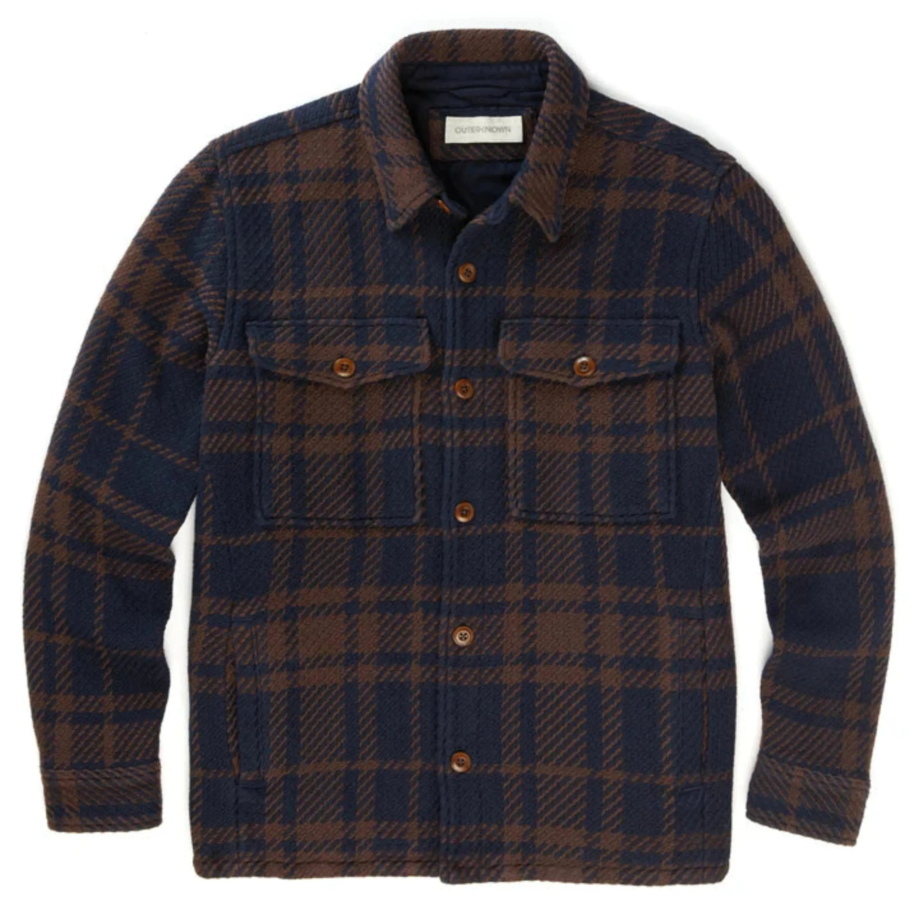Cloud Weave Jacket | Indigo Griffith Plaid