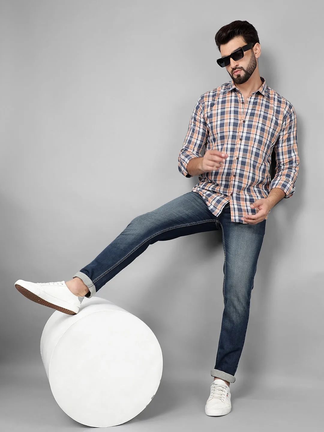 COBB Dark Blue Narrow Fit Premium Jeans