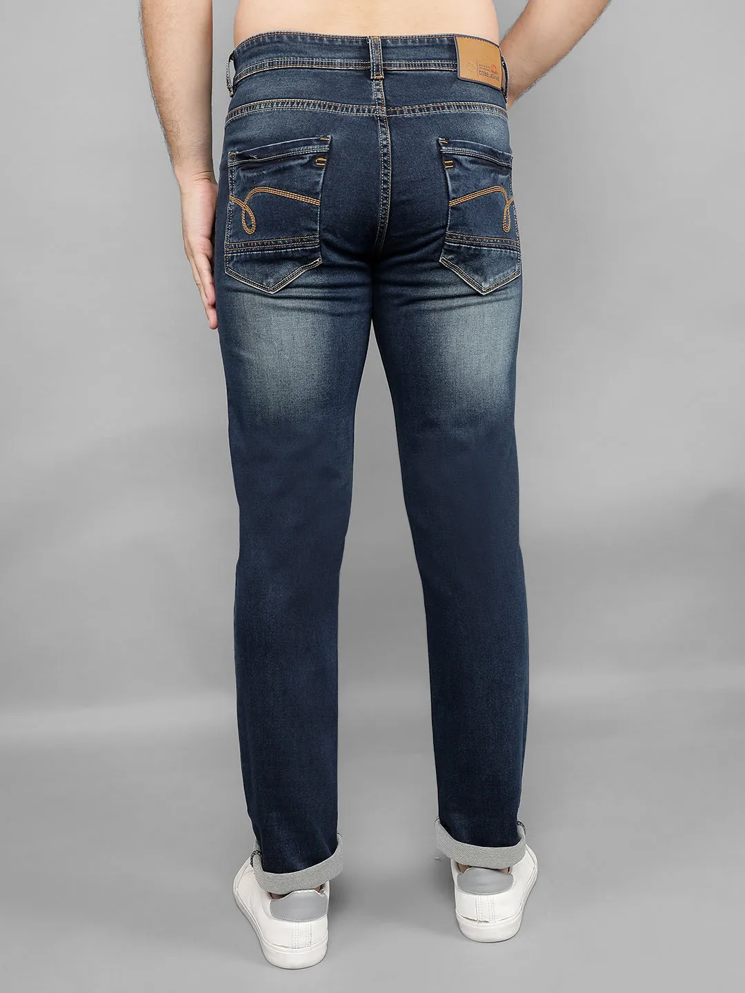 COBB Dark Blue Narrow Fit Premium Jeans