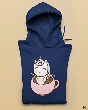 Coffee is my unicorn printed hoodies