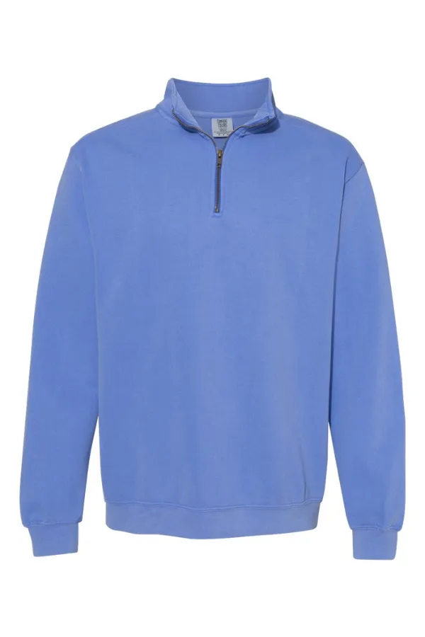 Comfort Colors Garment Dyed Quarter Zip Sweatshirt