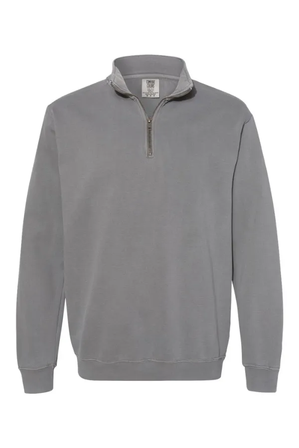 Comfort Colors Garment Dyed Quarter Zip Sweatshirt