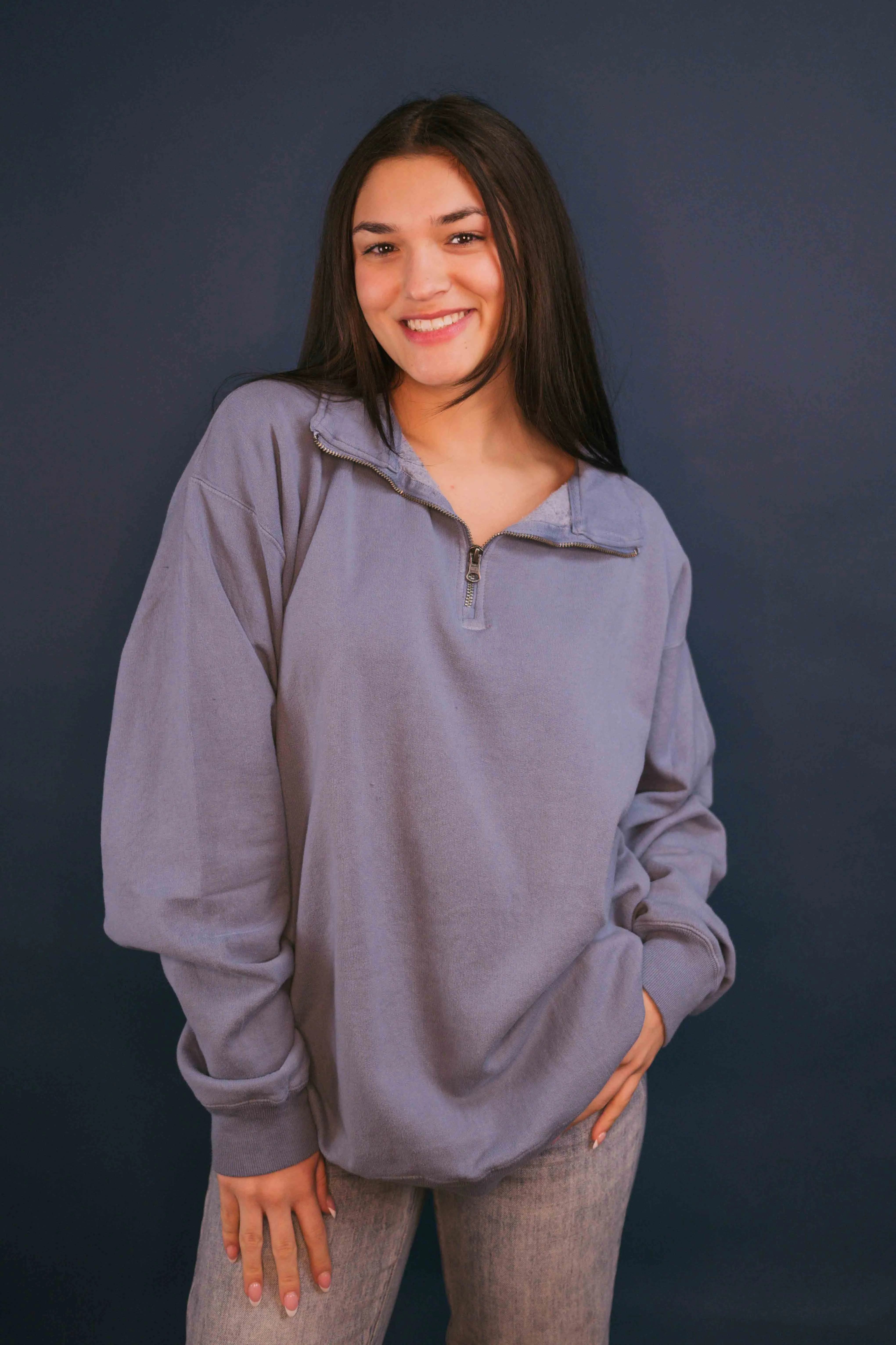 Comfort Wash Quarter Zip Pullover