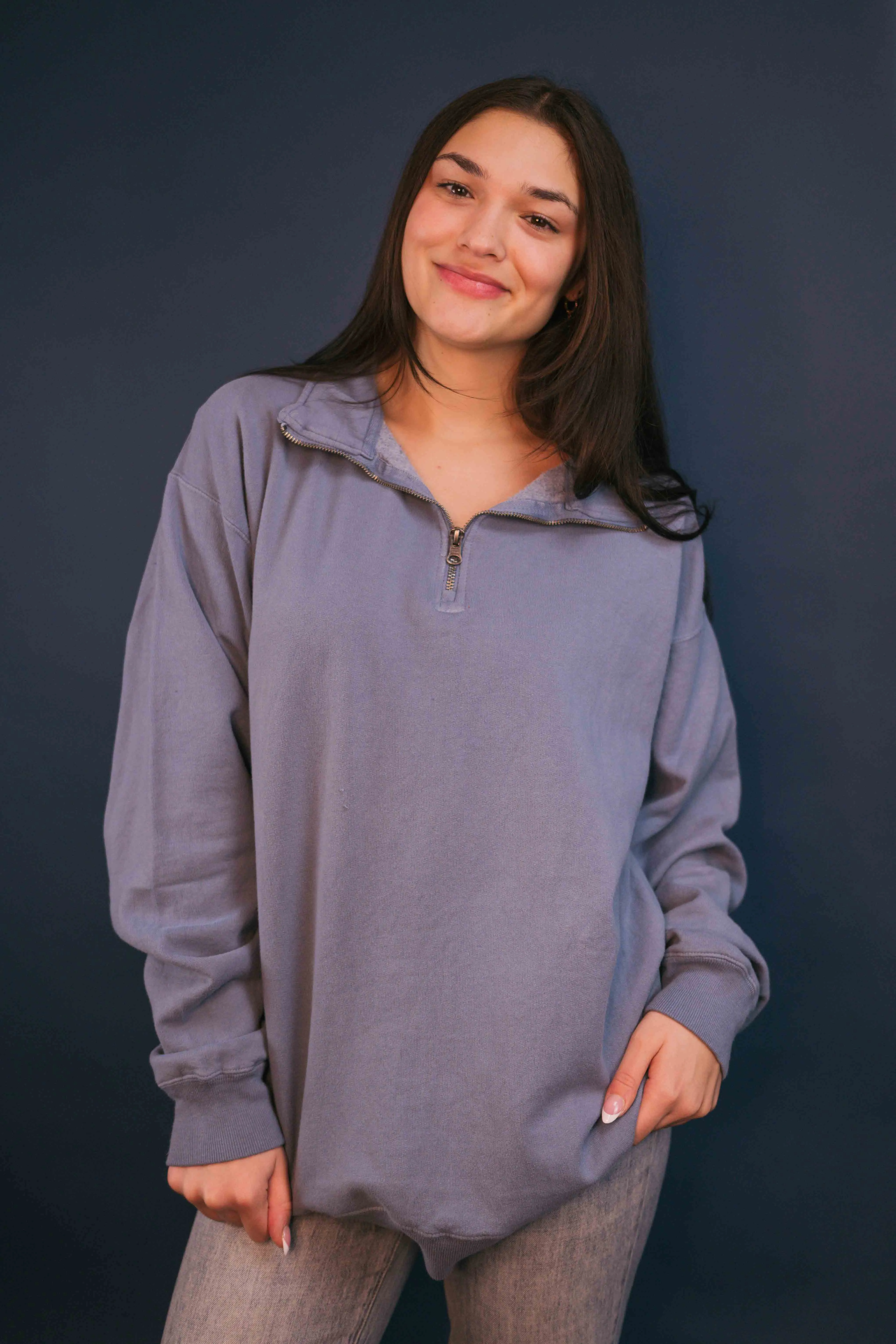 Comfort Wash Quarter Zip Pullover