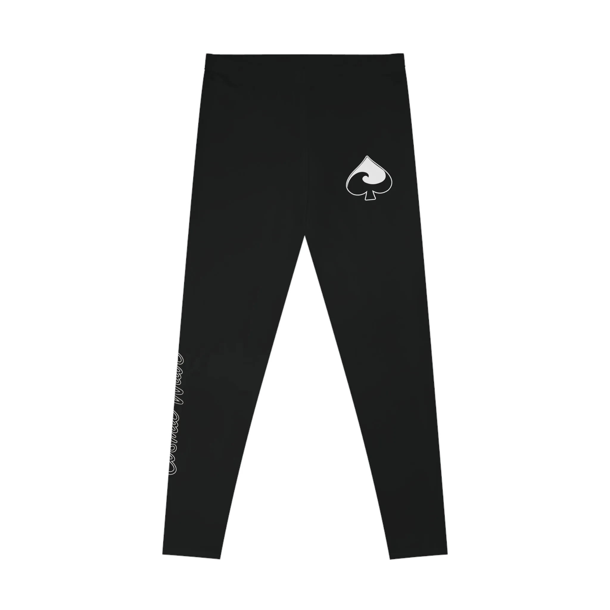 Comfortable Stretchy Leggings with Heart Design - Perfect for Yoga and Casual Wear