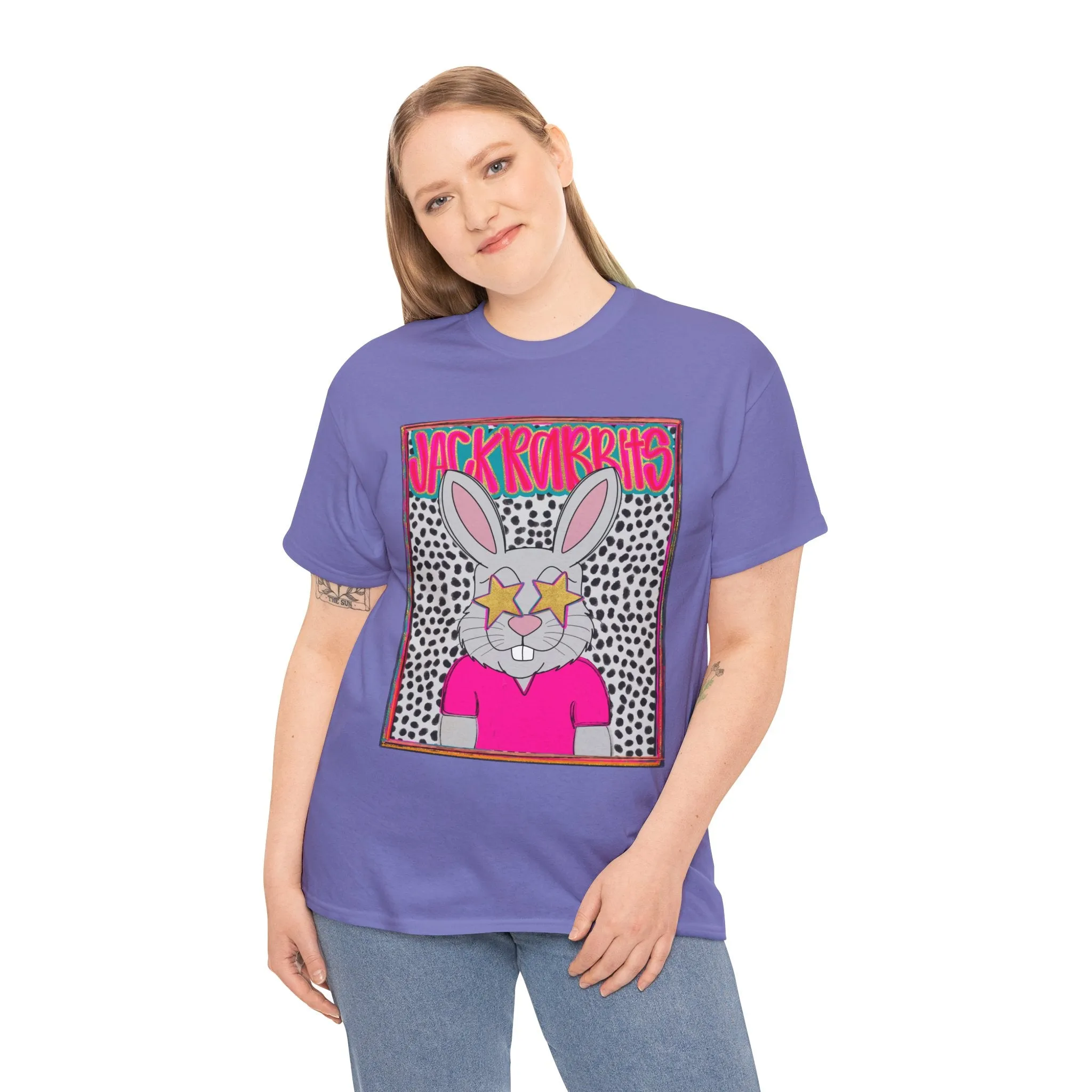Cool Bunny Graphic Tee – Unisex Heavy Cotton T-Shirt