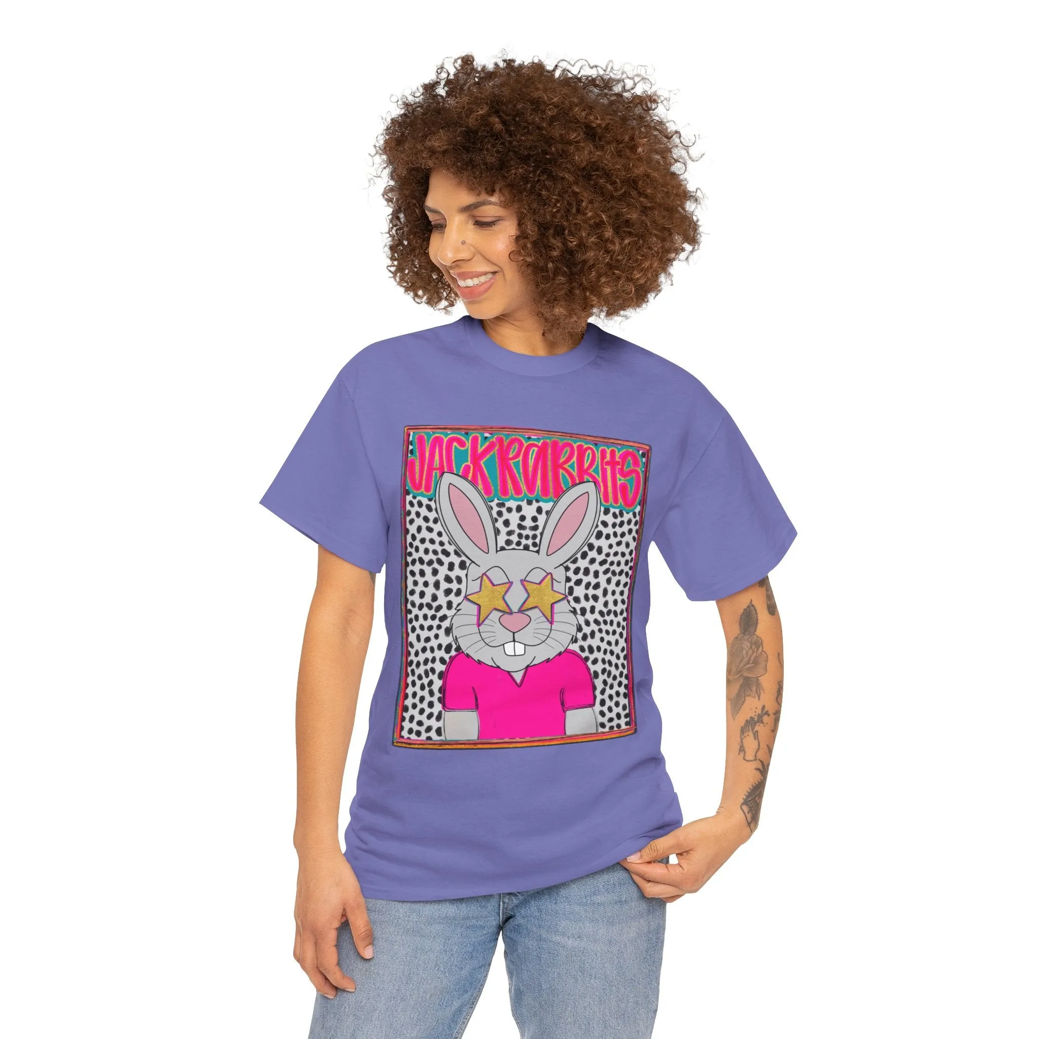 Cool Bunny Graphic Tee – Unisex Heavy Cotton T-Shirt