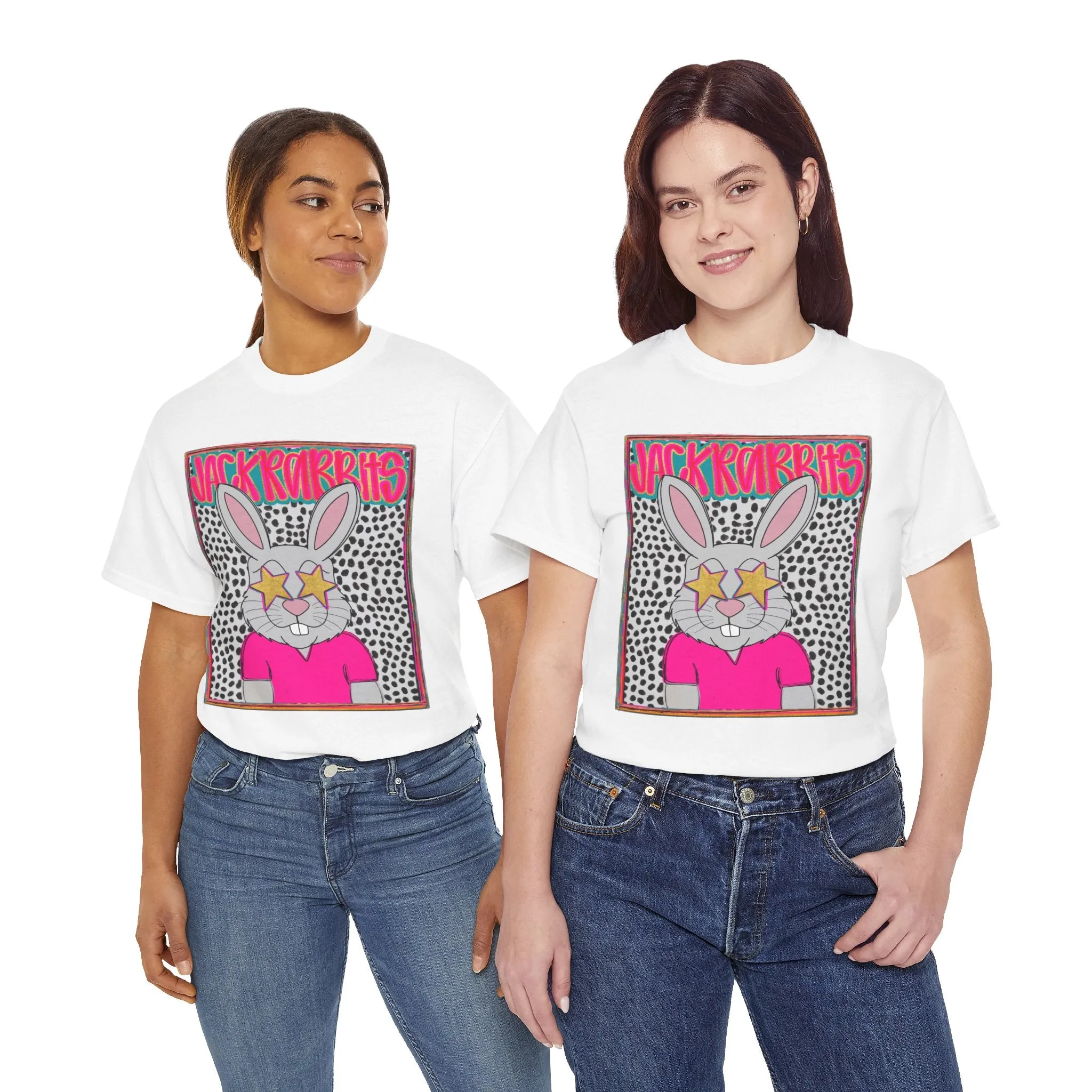 Cool Bunny Graphic Tee – Unisex Heavy Cotton T-Shirt