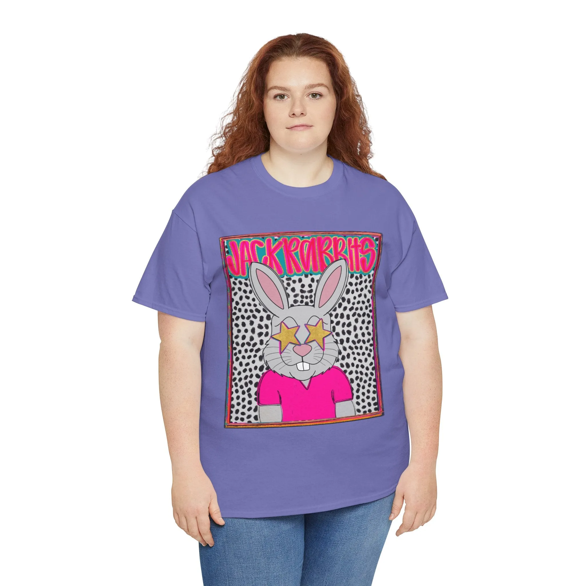 Cool Bunny Graphic Tee – Unisex Heavy Cotton T-Shirt