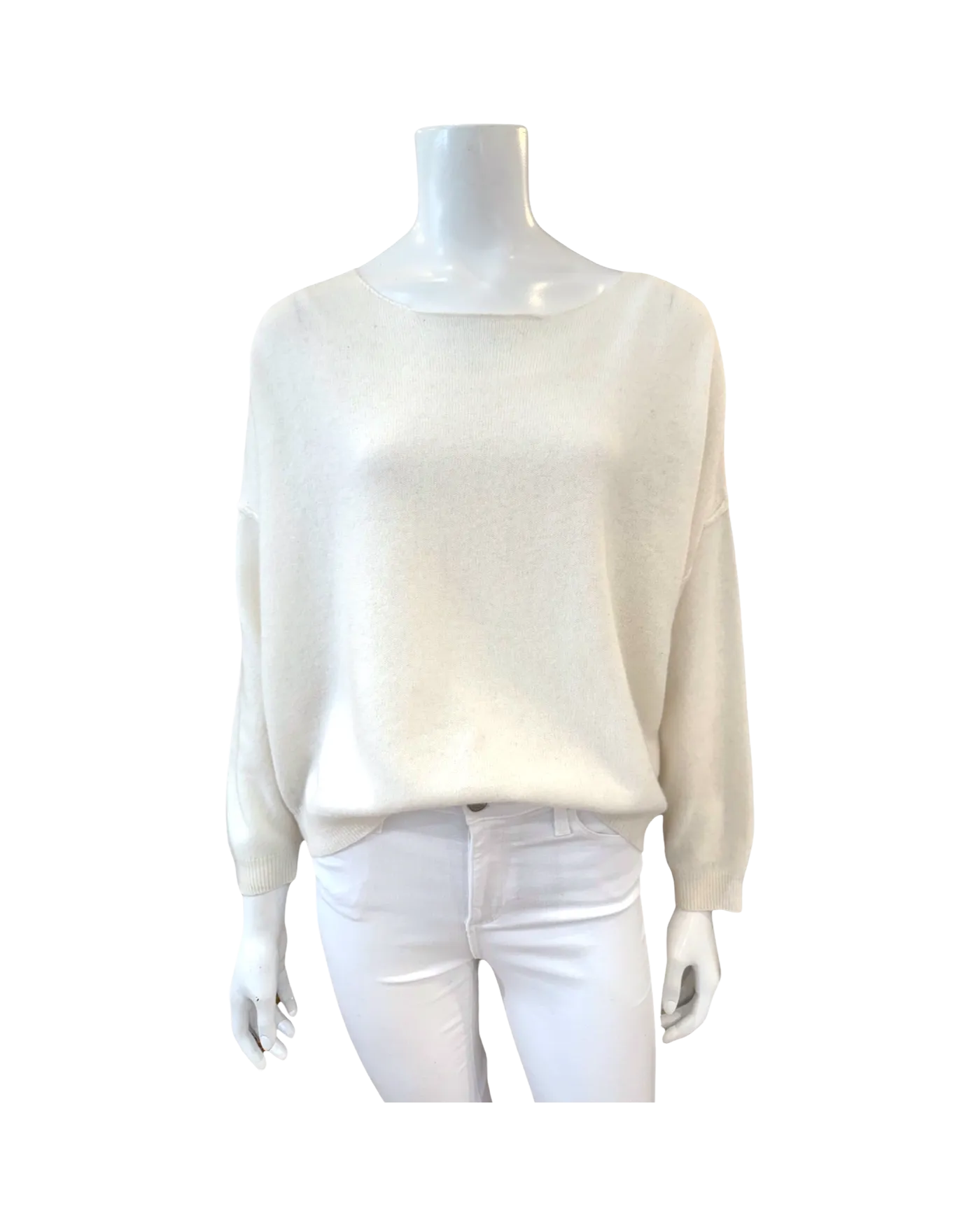 Cooper Sweater in Snow White by Cortland Park