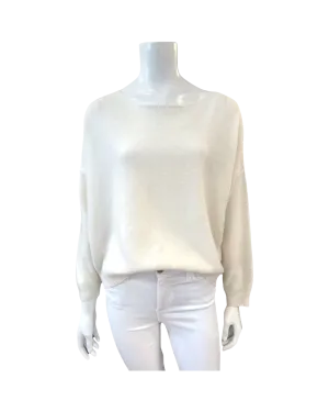 Cooper Sweater in Snow White by Cortland Park
