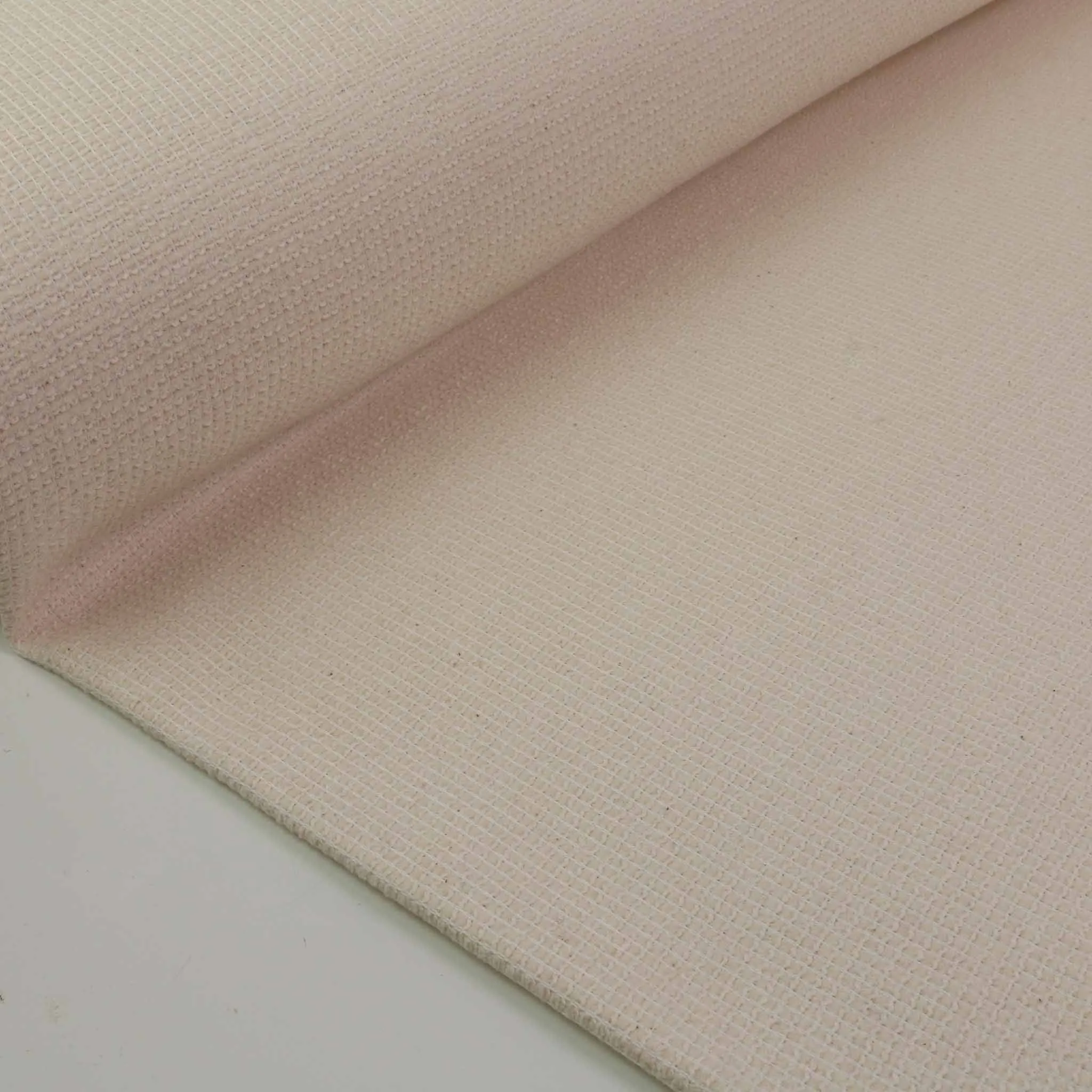 Cotton Boucle Fabric - Cream