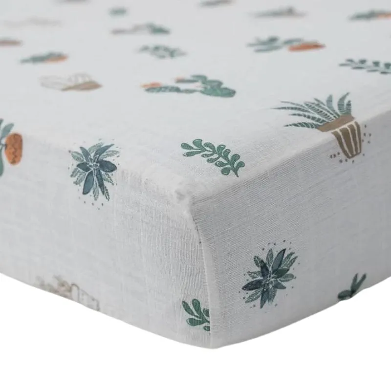 Cotton Muslin Crib Sheets