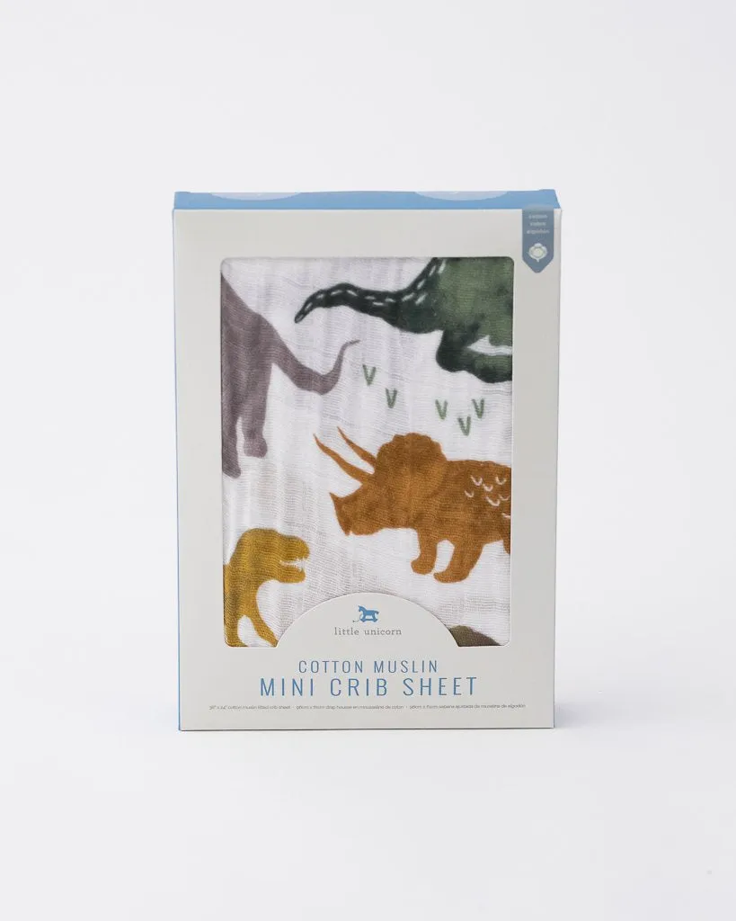 Cotton Muslin Mini Crib Sheets