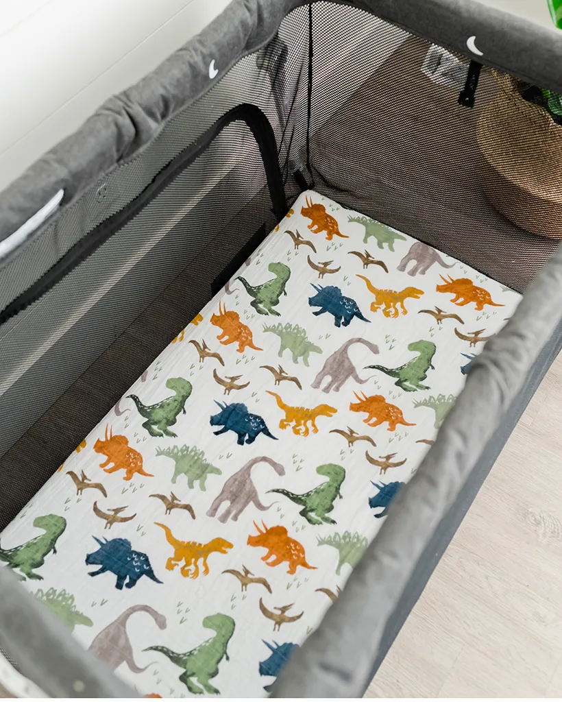 Cotton Muslin Mini Crib Sheets
