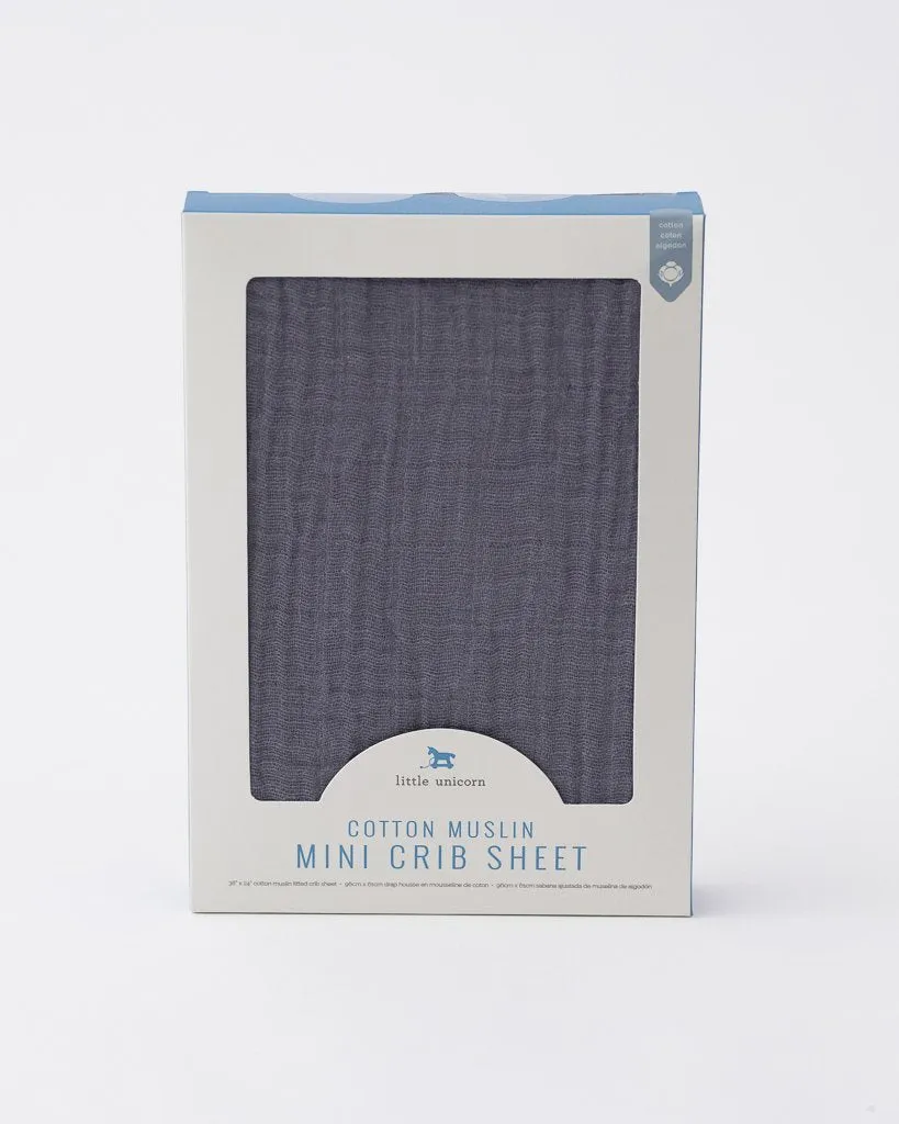 Cotton Muslin Mini Crib Sheets