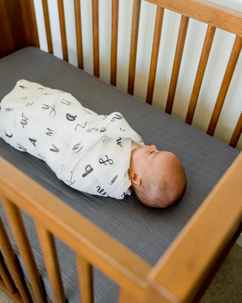 Cotton Muslin Mini Crib Sheets