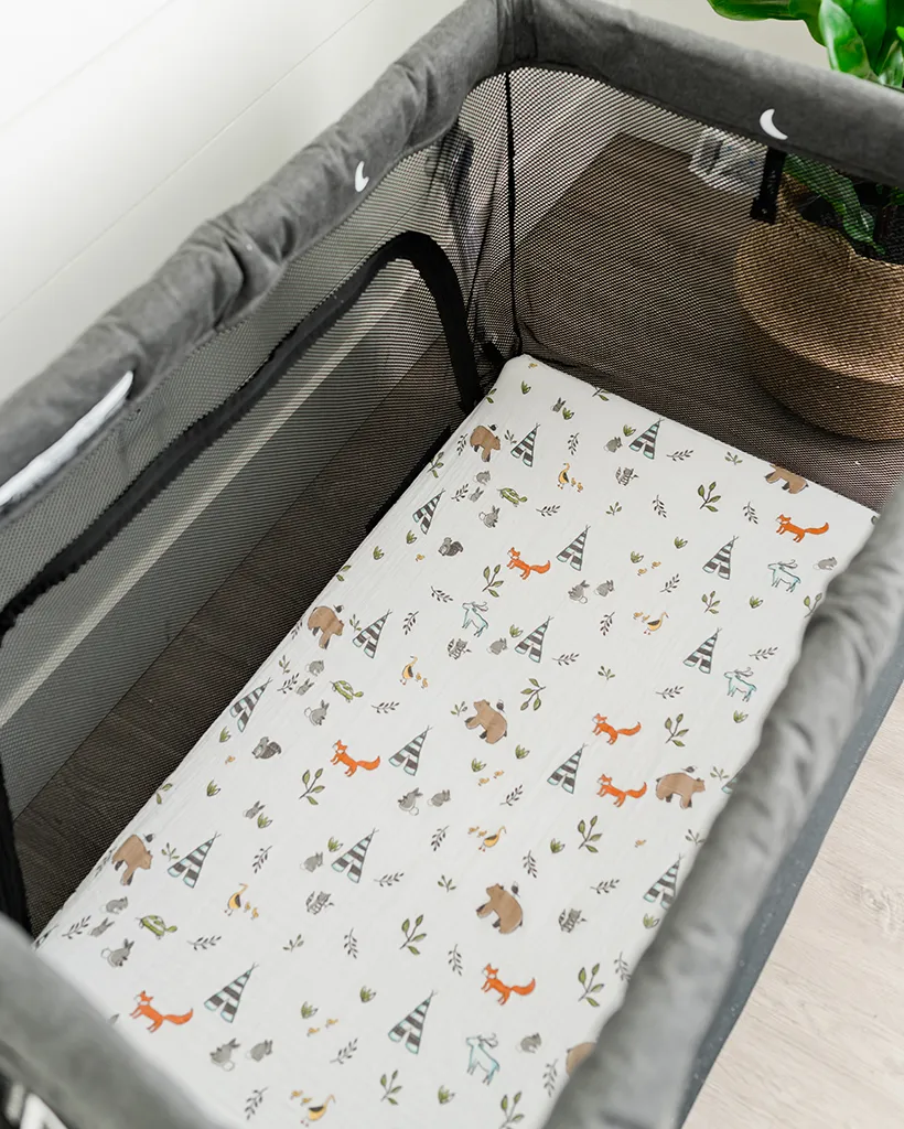 Cotton Muslin Mini Crib Sheets