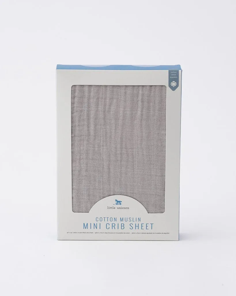 Cotton Muslin Mini Crib Sheets