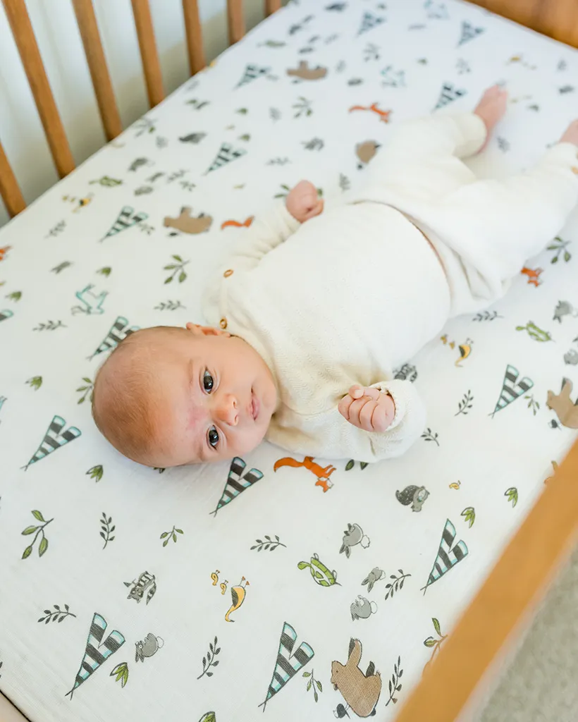 Cotton Muslin Mini Crib Sheets