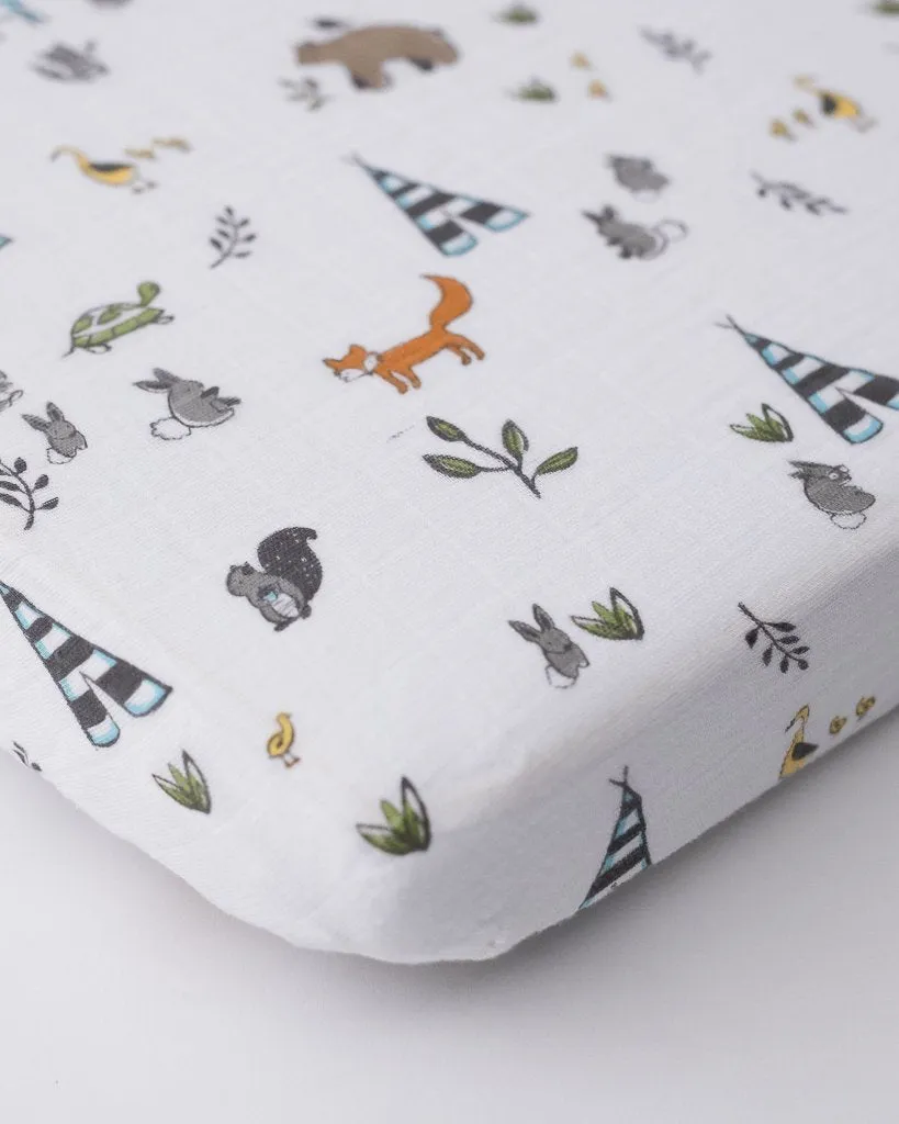 Cotton Muslin Mini Crib Sheets
