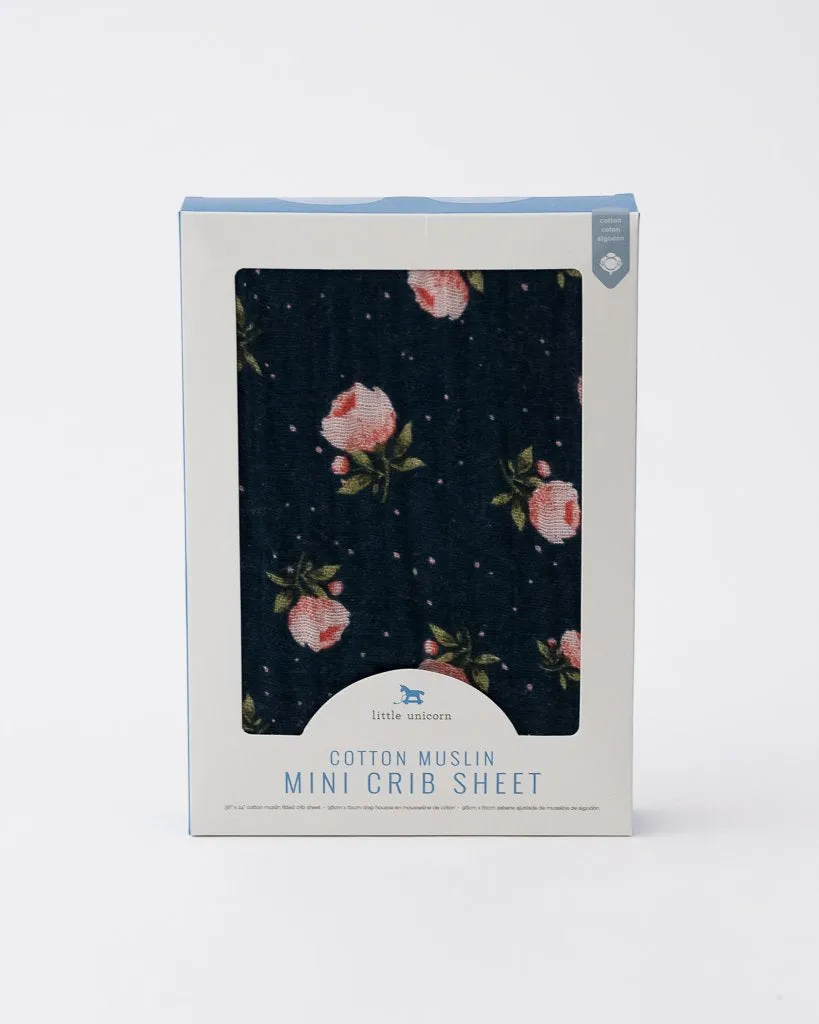 Cotton Muslin Mini Crib Sheets