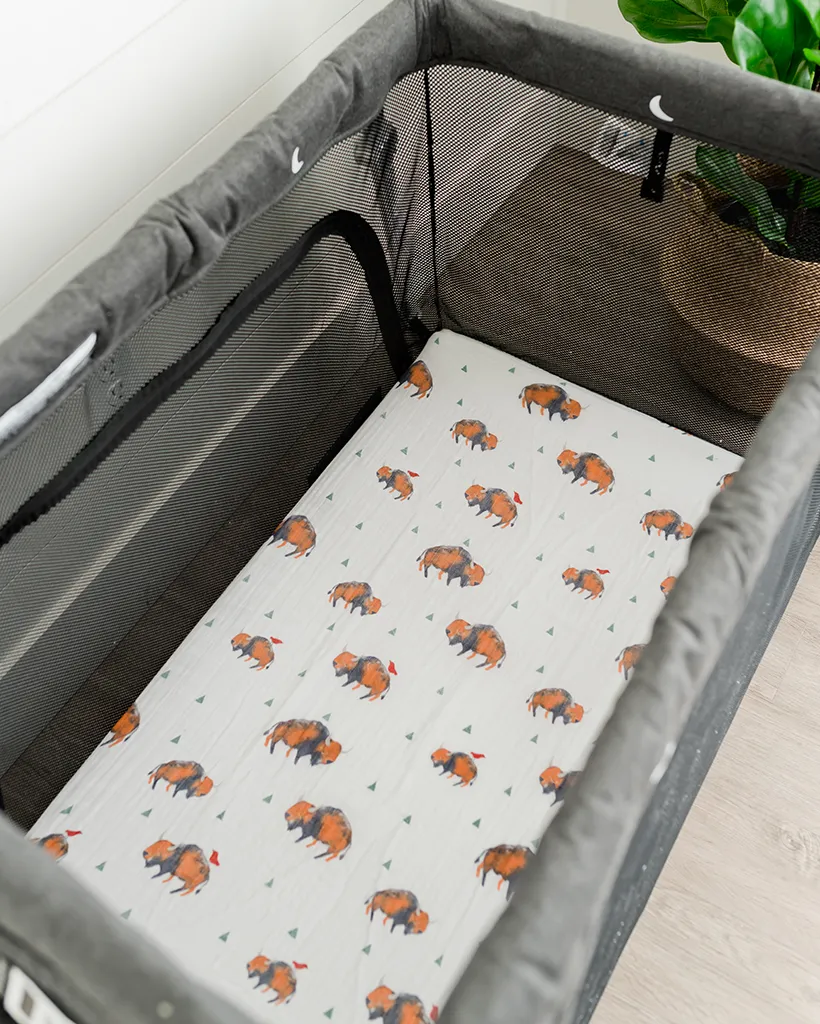 Cotton Muslin Mini Crib Sheets