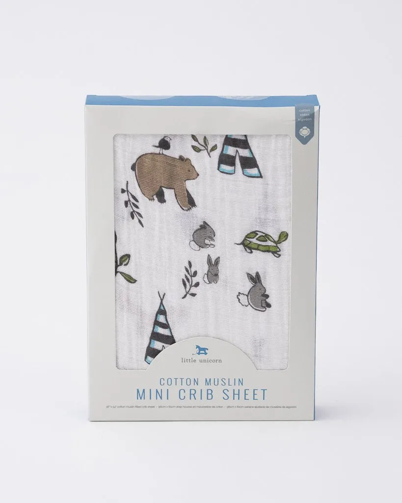 Cotton Muslin Mini Crib Sheets