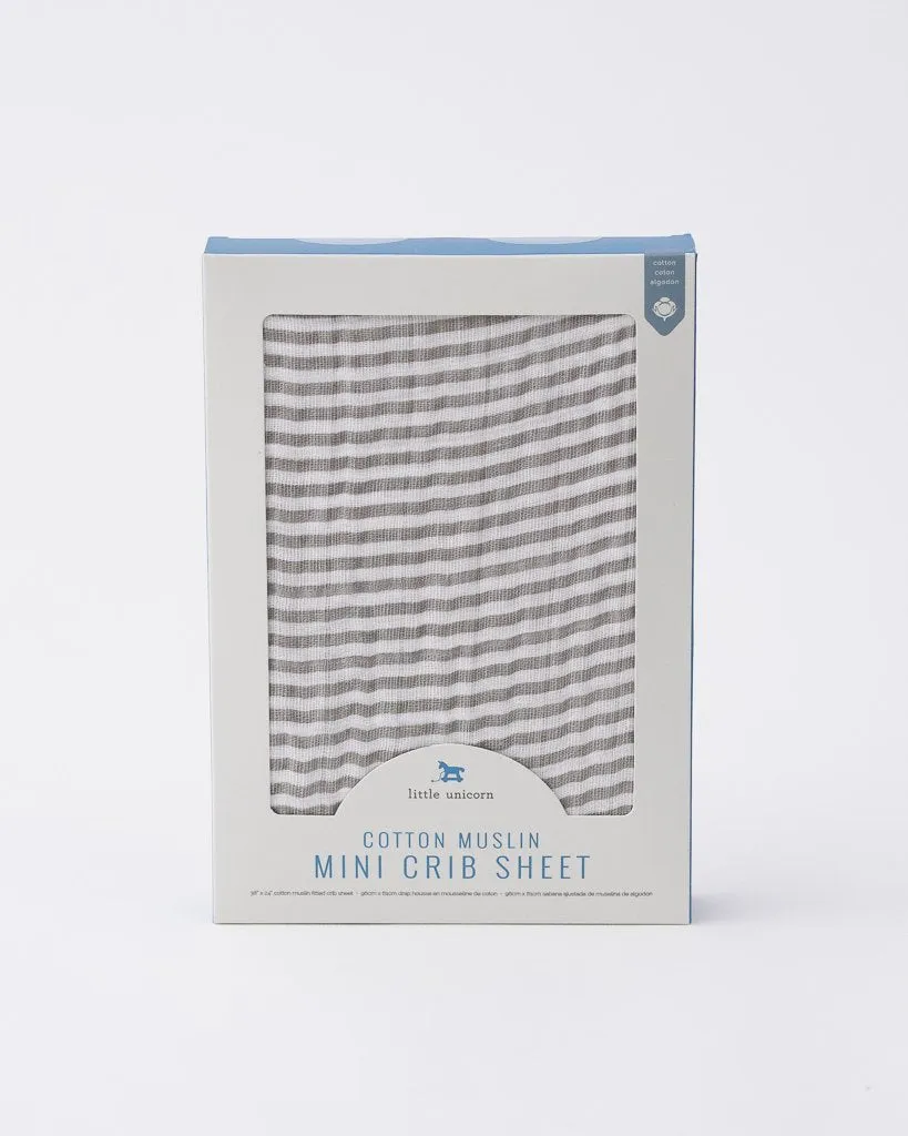 Cotton Muslin Mini Crib Sheets