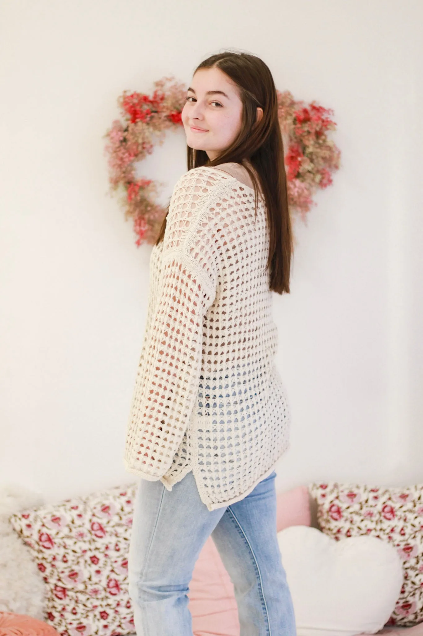 Covered in Style Crochet Knit Pullover