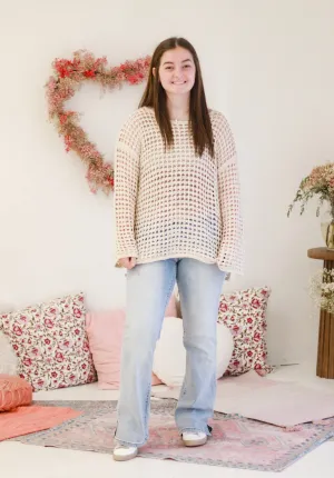 Covered in Style Crochet Knit Pullover