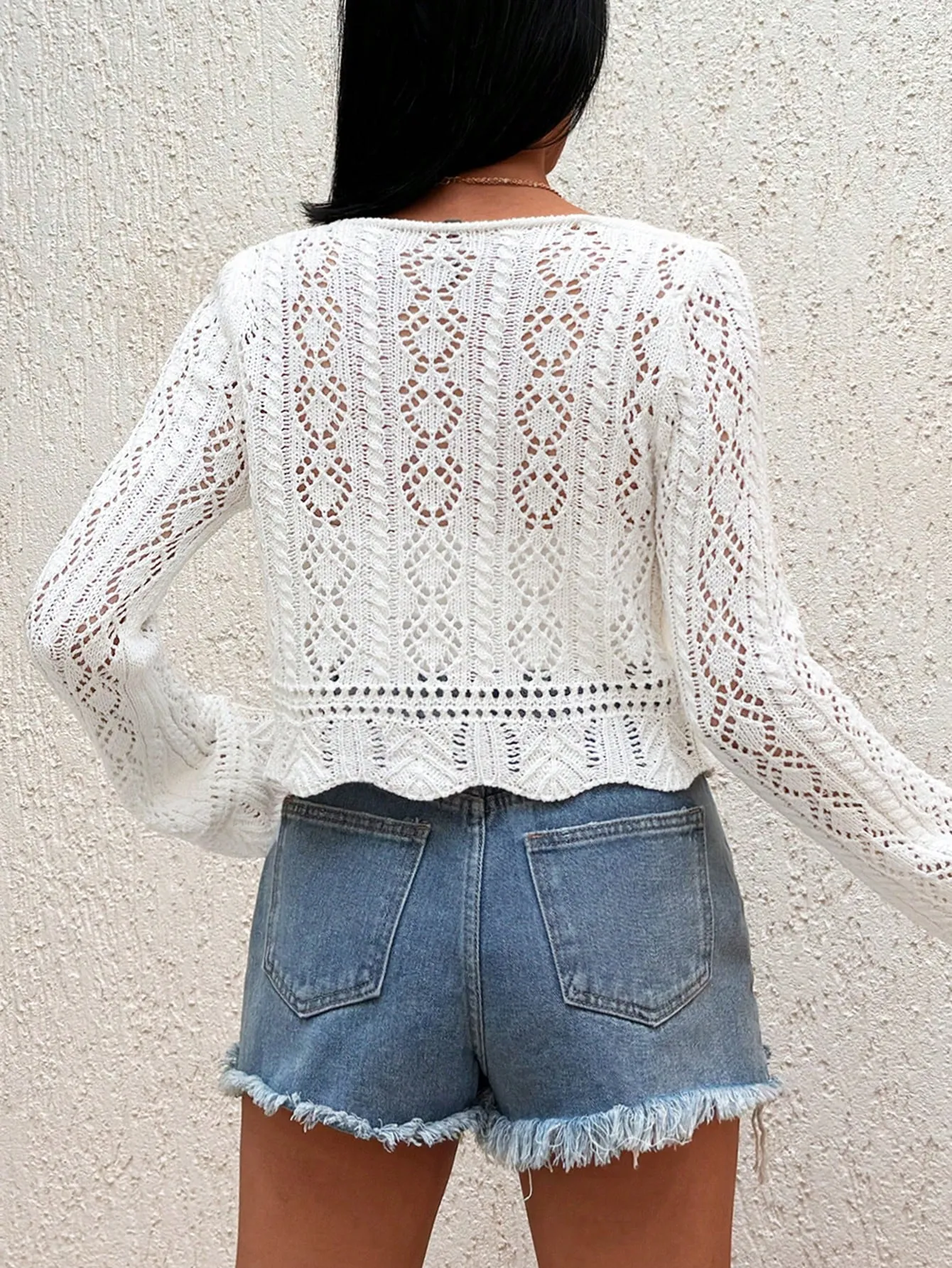 Cárdigan Casual 3D para Mujer en Cherry Vibes